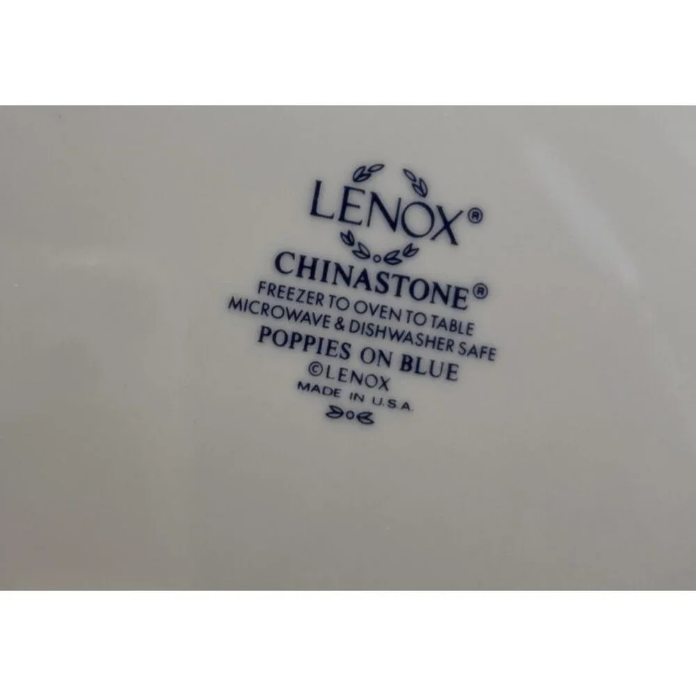Lenox discontinued poppies